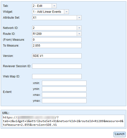 Event Editor launcher URL Event Editor launcher URL